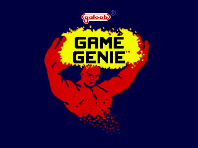 Game Genie (Program) Title Screen